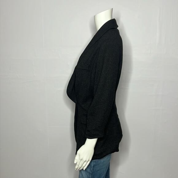 Mm couture by miss me Black Shimmer Jacket 3/4 Sleeves Size M - Picture 2 of 8